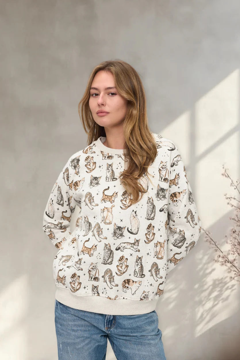 Celestial Cat Sweatshirt