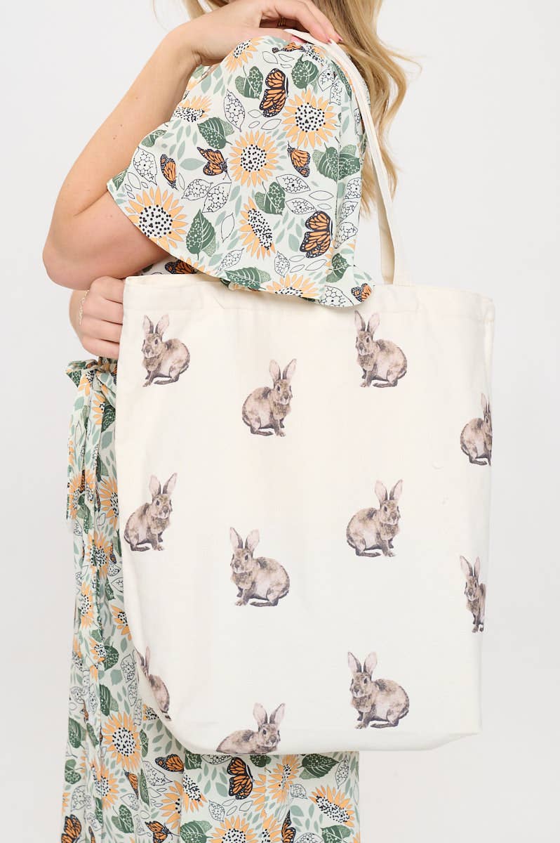 Bunny Tote Bag