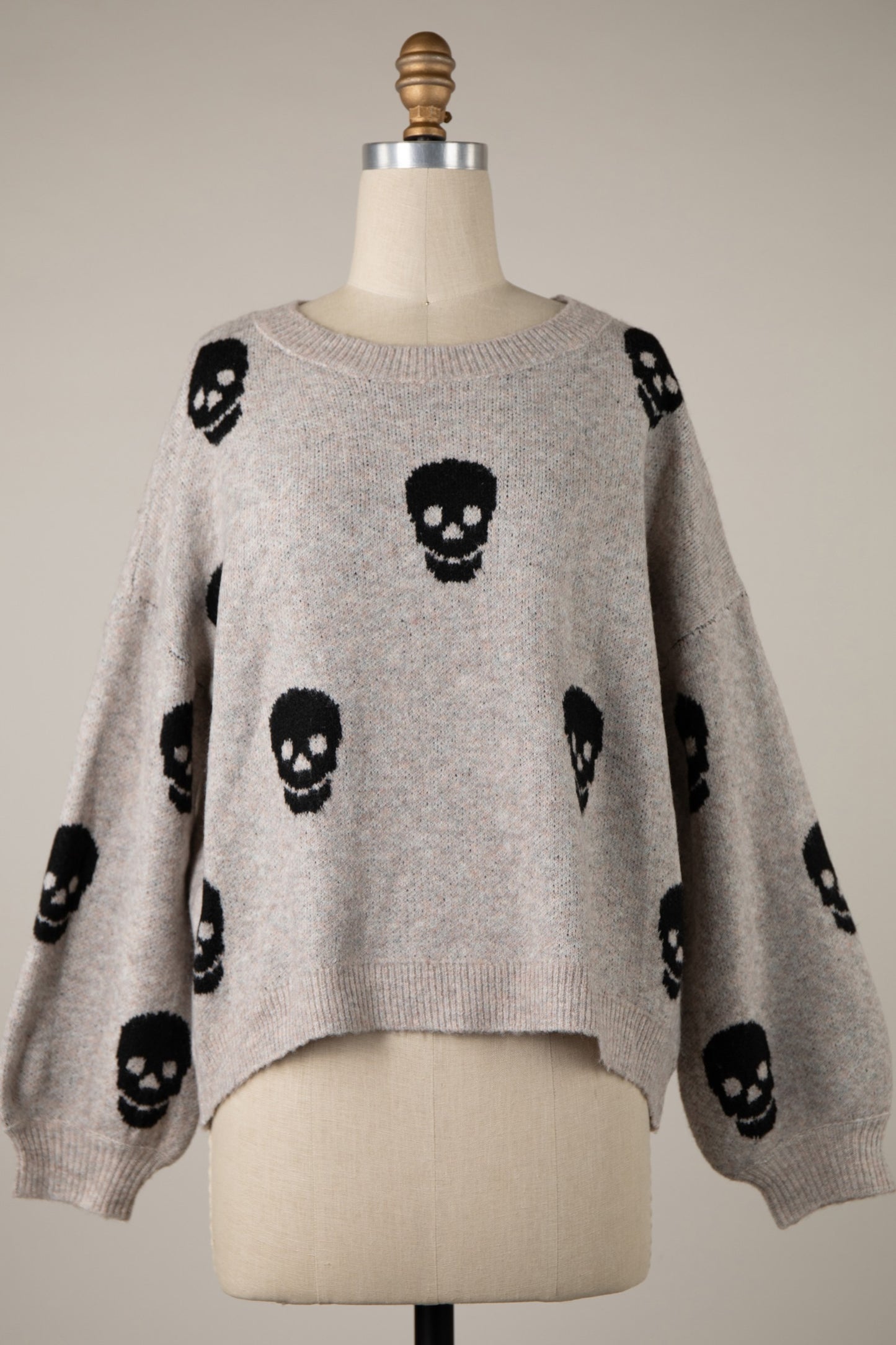 Skull Sweater Top