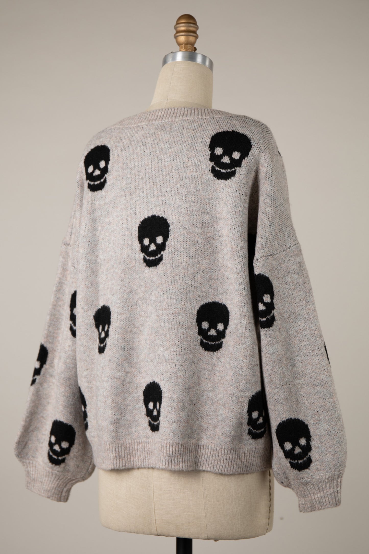 Skull Sweater Top