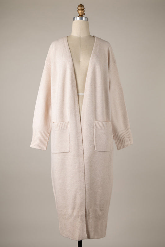 Smooth Long Soft Cardigan