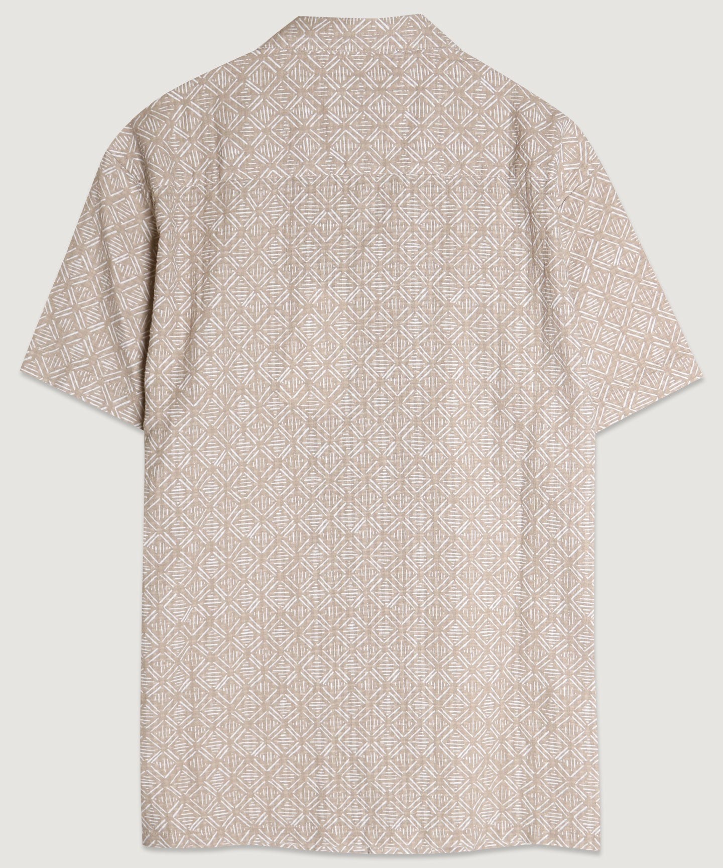 Men's Geo Print S/S Button Down