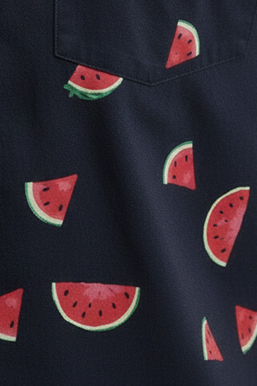 Men's Watermelon S/S Button Down