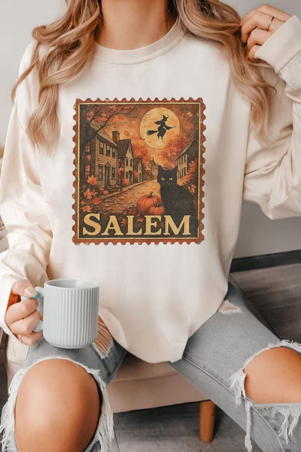Salem Stamp L/S Unisex Tee