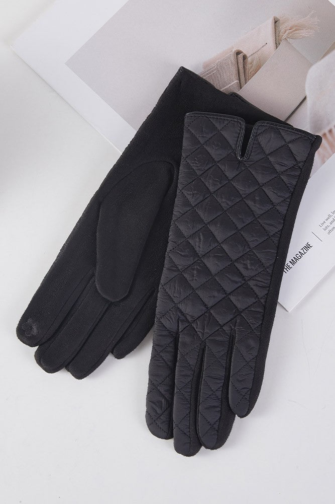 Quilted Diamond Gloves