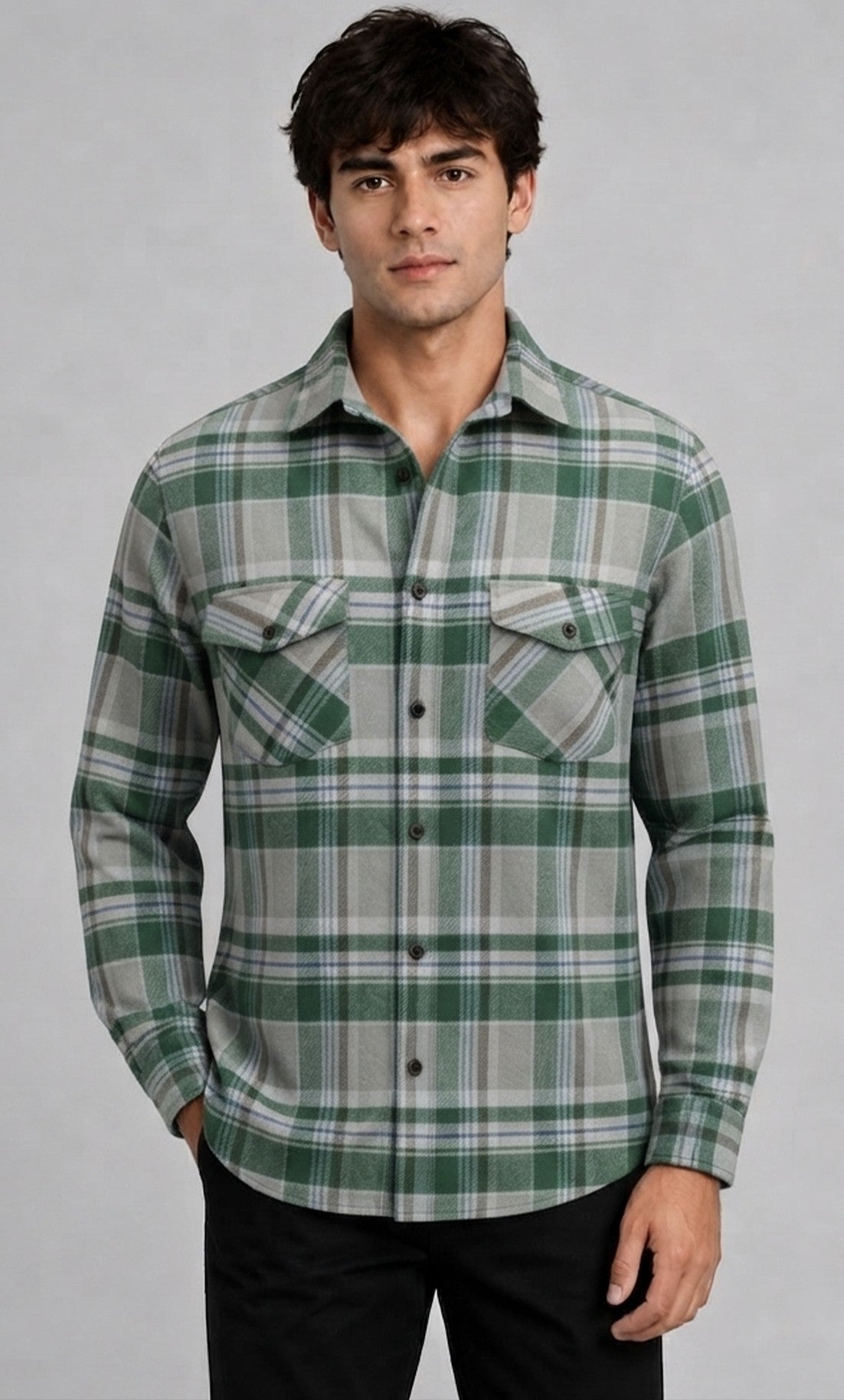 Buffalo Green Plaid Flannel