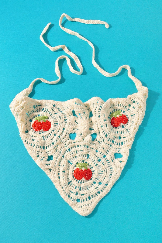 Cherry Crochet Bandana