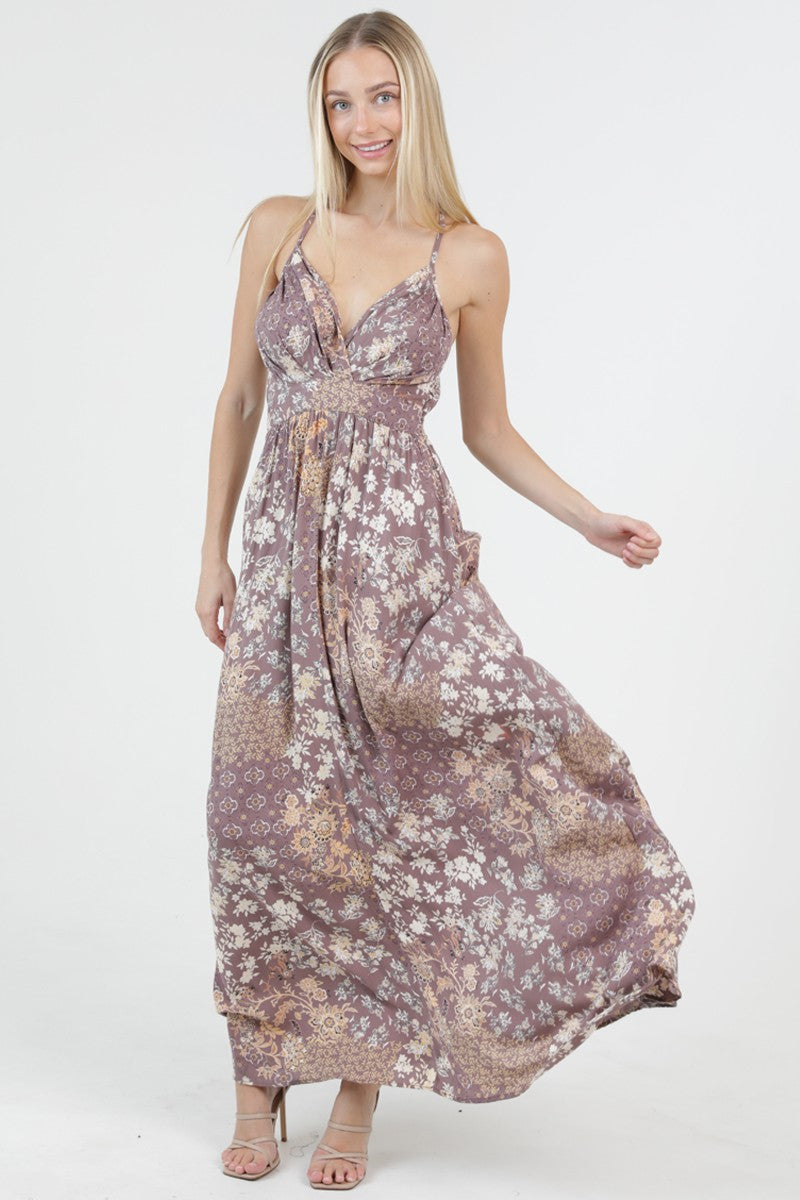 Boho Maxi Patchwork Dress