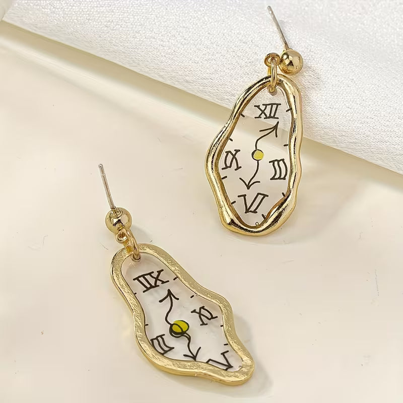 Whimsy Clock Earrings