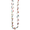 Mosaic Square Bead Thread Necklace