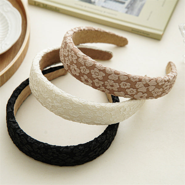 Floral Lace Padded Headband