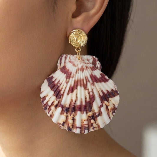 Sealife Shell Drop Earrings