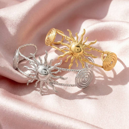 Celestial Sun Cuff Bracelet