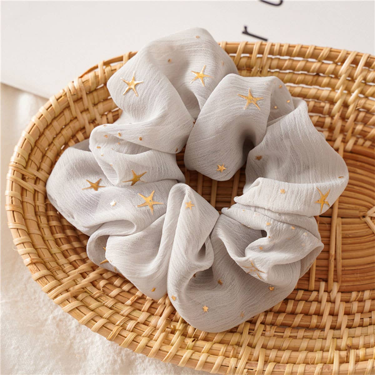 Golden Star Scrunchies