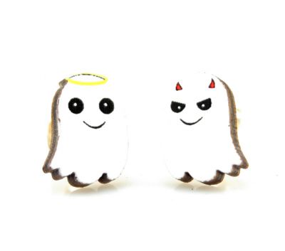 Wooden Halloween Themed Studs