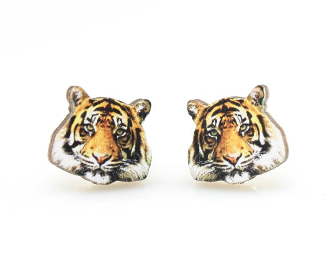 Wooden Stud Earrings