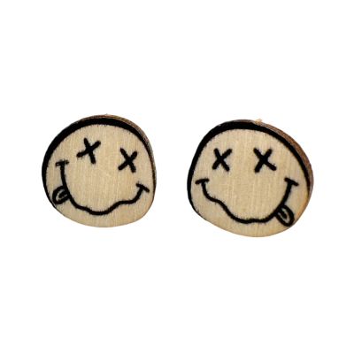 Wooden Stud Earrings