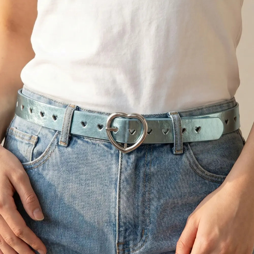 Multi Heart Notch Fashion Belt