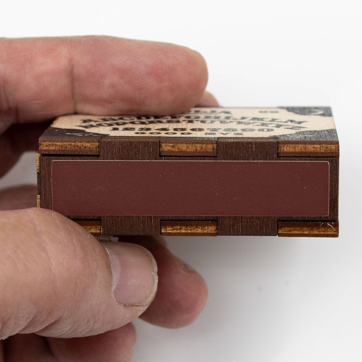 Ouija Board Wooden Matchbox