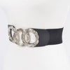 Triple O Ring Buckle Elastic Belt