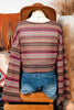 Long Sleeve Striped Fall Top