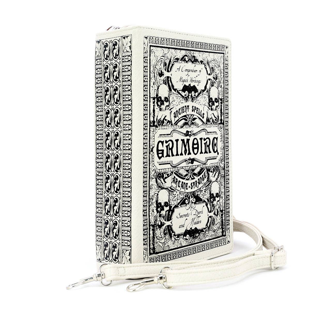 Grimoire Book Clutch Bag in Vinyl