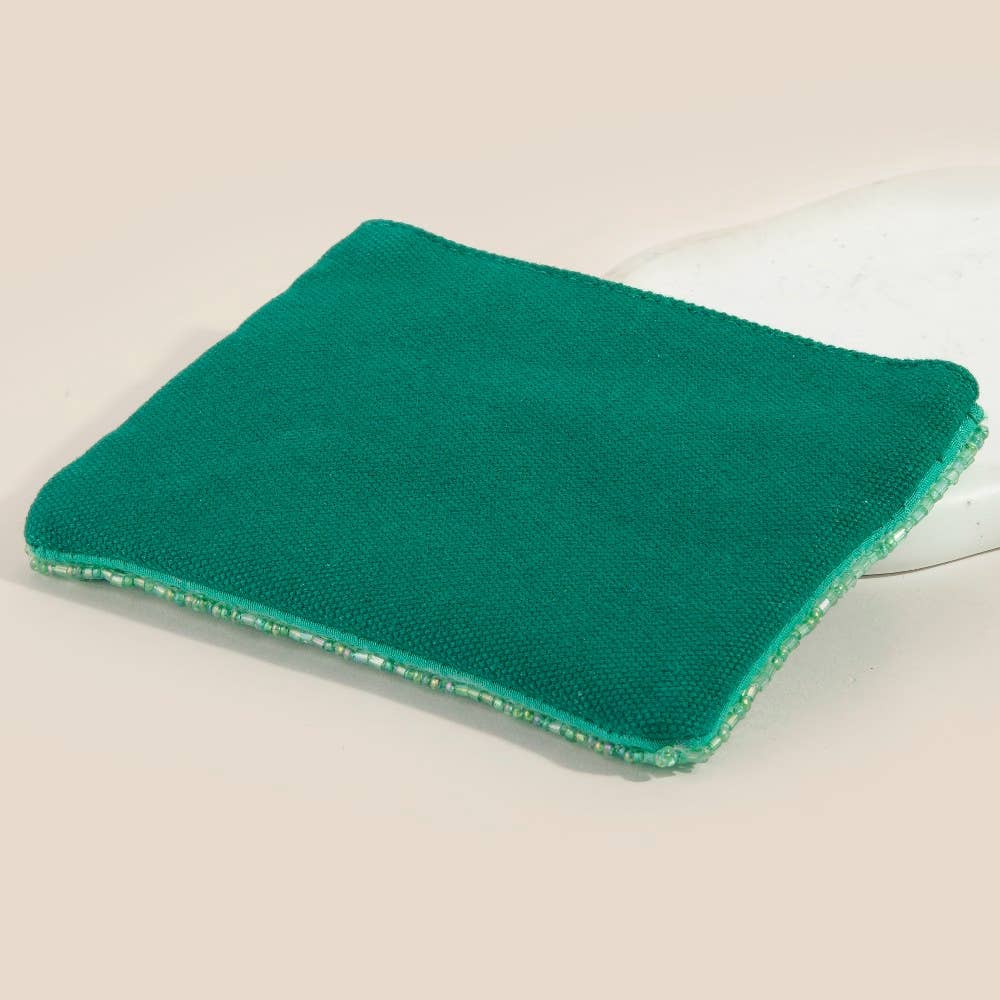 Brat Seed Beaded Coin Purse