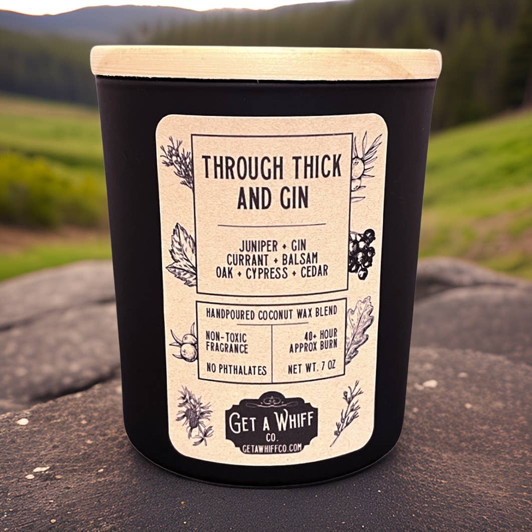 "Through Thick & Gin" Cedar & Cypress Candle