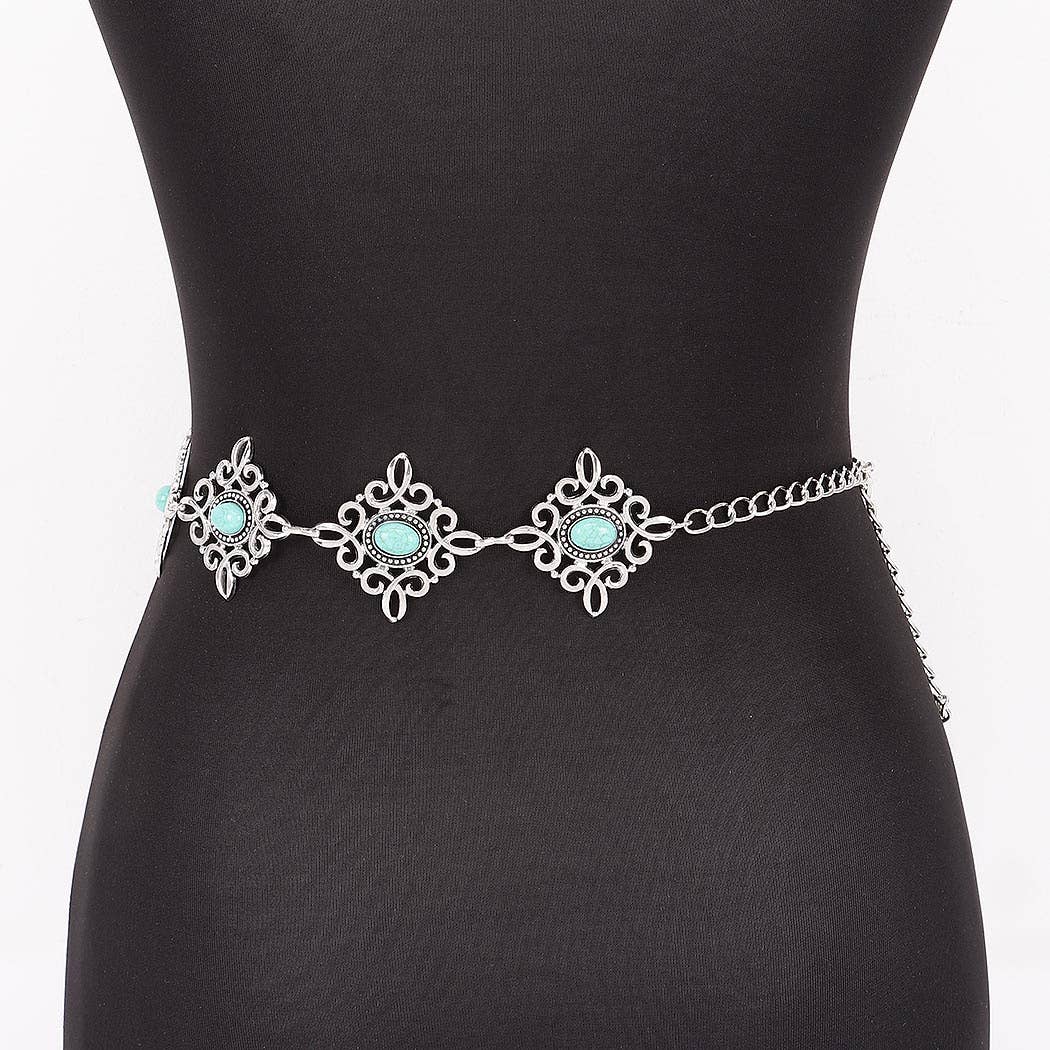 Vintage Metal Chain Belt