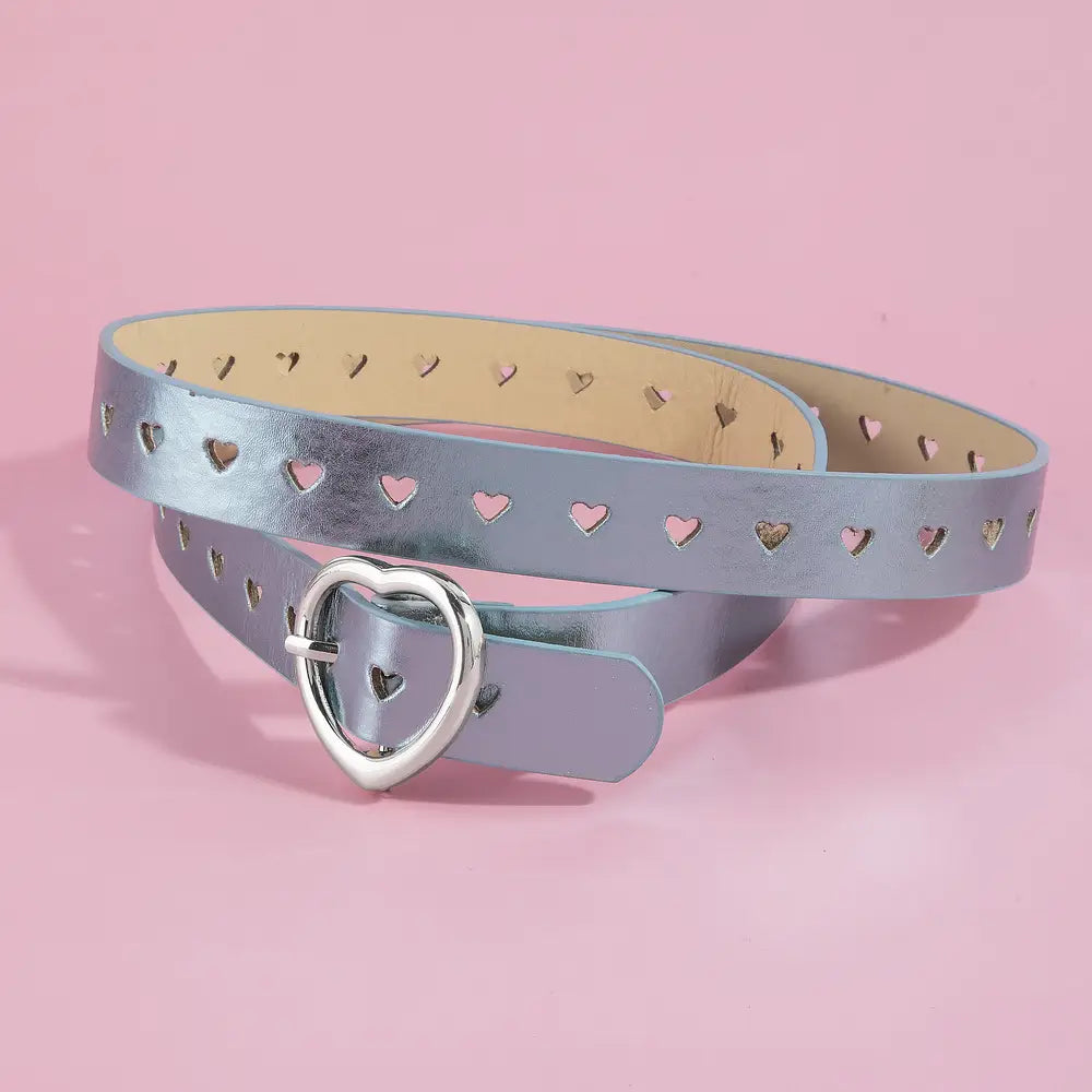 Multi Heart Notch Fashion Belt
