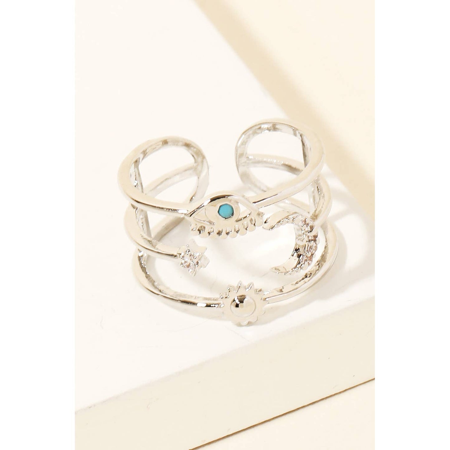 Evil Eye Celestial Ring