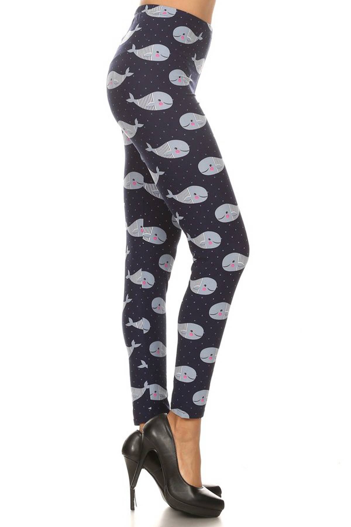 Whale Cutie High Waist Leggings