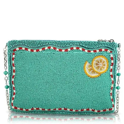 Crack Me Up Hand Beaded Crossbody