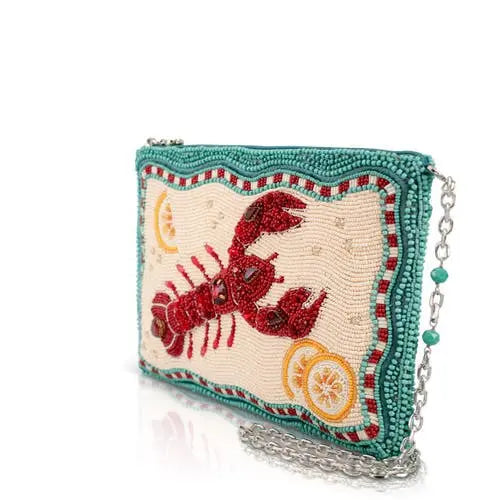 Crack Me Up Hand Beaded Crossbody