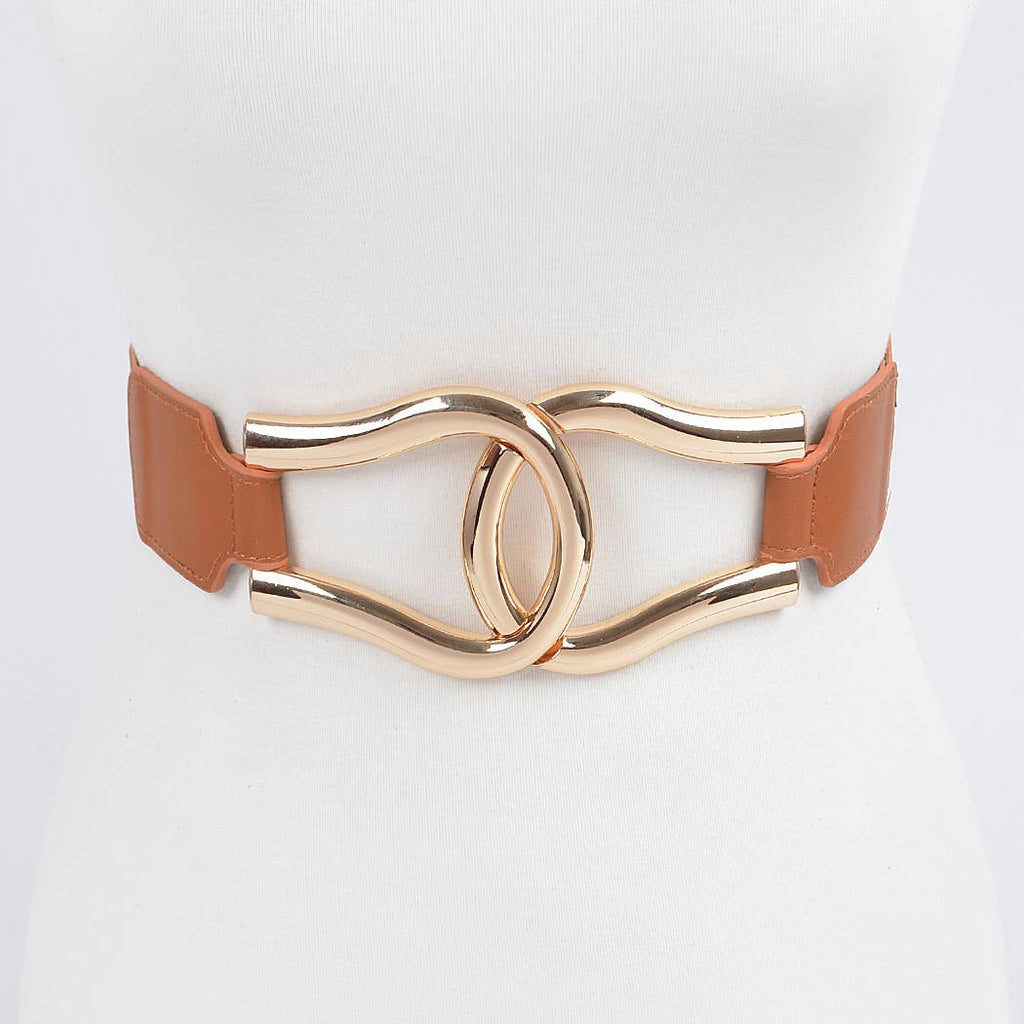 Large Buckle Elastic Belt