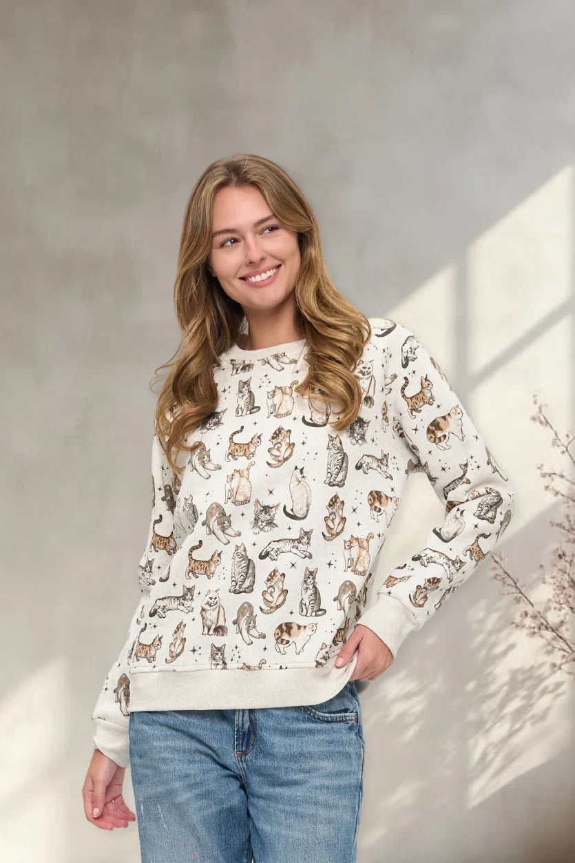 Celestial Cat Sweatshirt