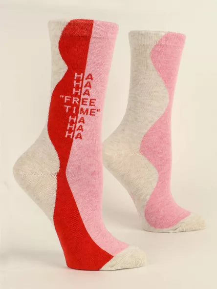 Ha Ha Free Time Women's Crew Socks