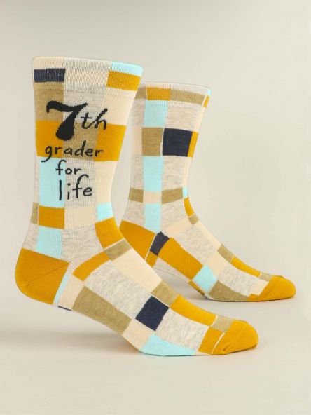 Blue Q 7th Grader 4 Life Men's Socks
