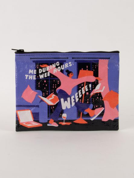 Weeeee Hours Zipper Pouch