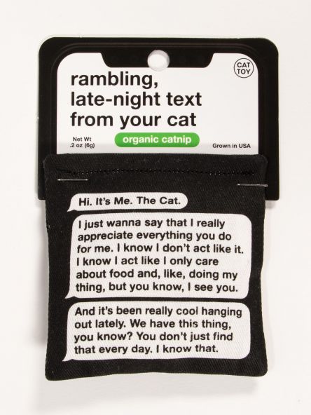 Rambling Text Catnip