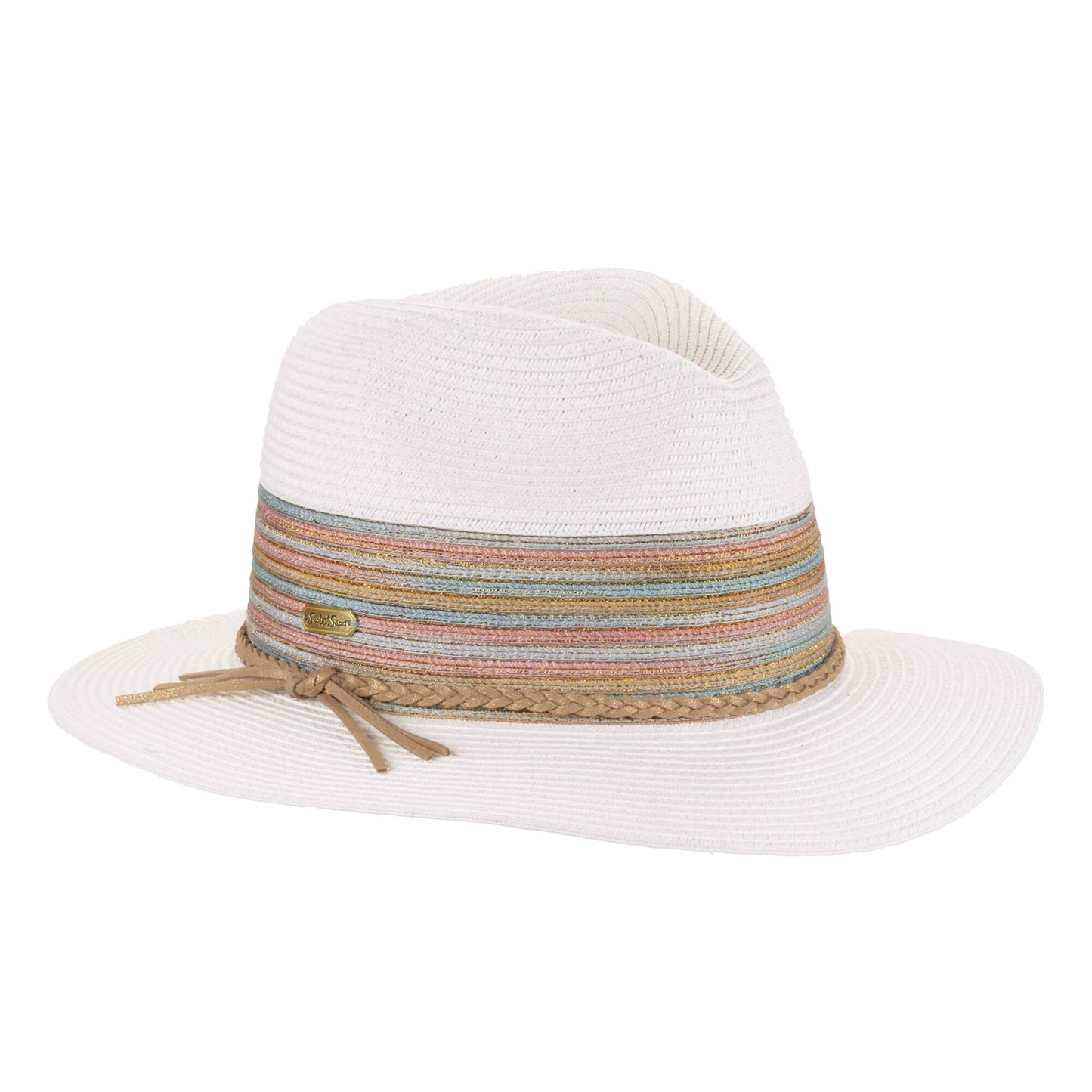 White Summertime Fedora