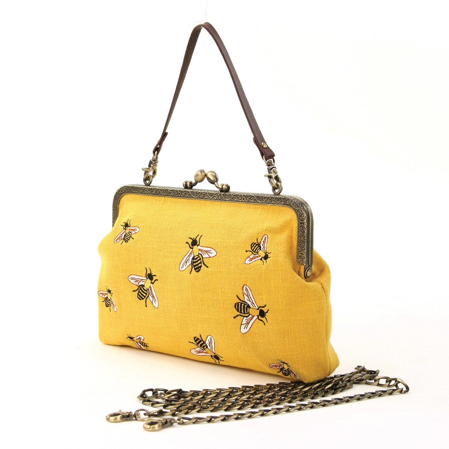 Bumble Bees Kisslock Bag