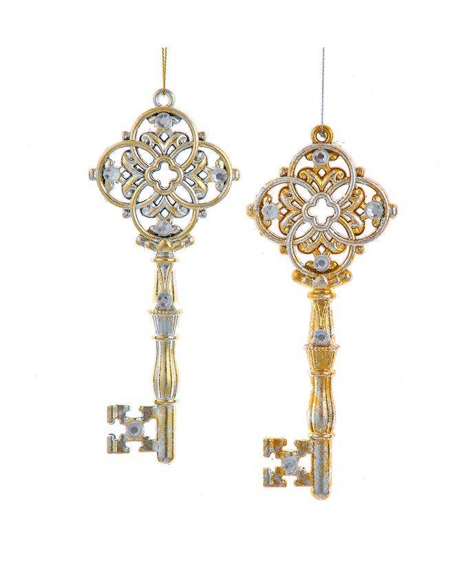 Gold/Silver Key Ornament