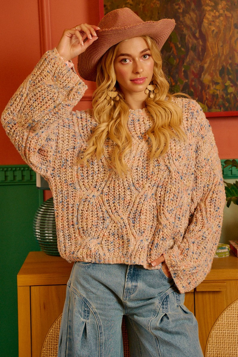 Relaxed Multi Color Sweater