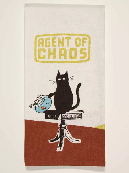 Blue Q Agent of Chaos Dish Towel