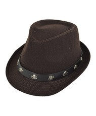 Skull Crossbones Fedora
