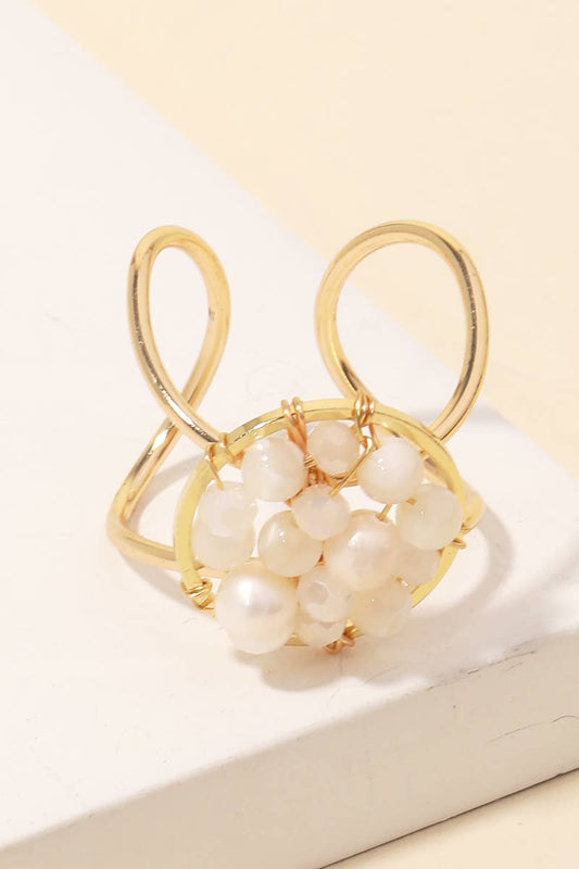 Circle Beaded Ring