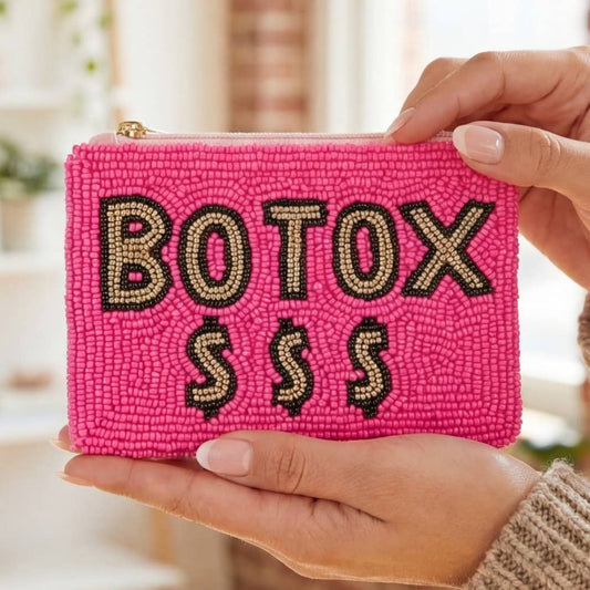 Botox Money Seed Beaded Coin Purse
