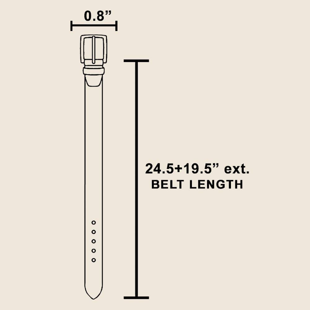 Pave Mini Clovers Chain Belt