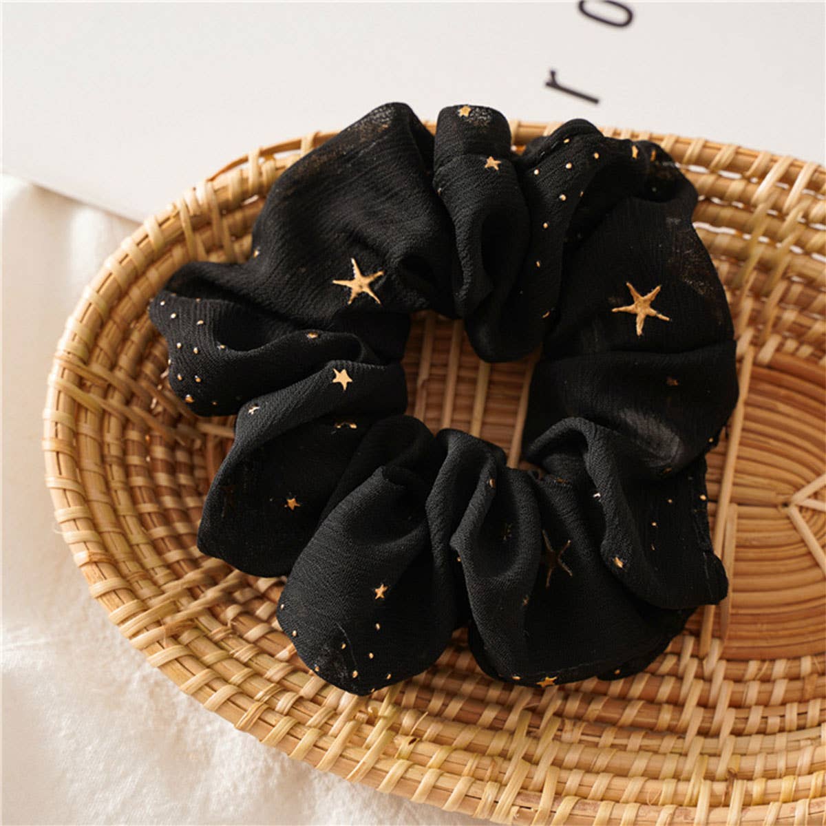 Golden Star Scrunchies